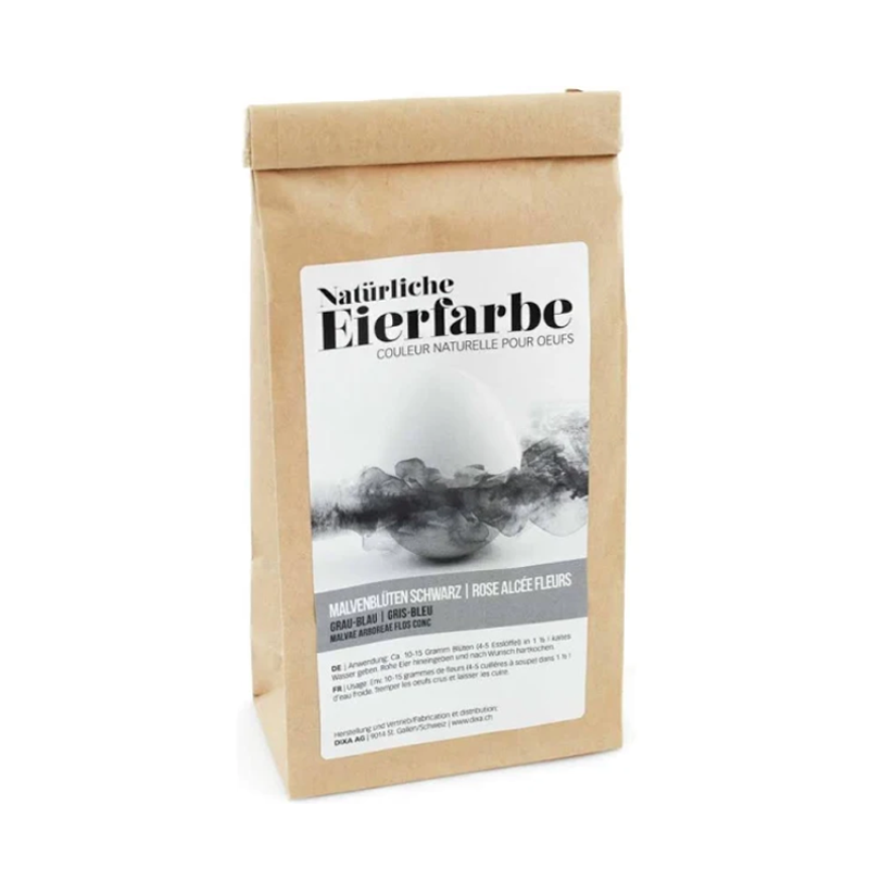 Dixa Eierfarbe Malvenblüten schwarz geschnitten 15g Dixa Eierfarbe Malvenblüten schwarz geschnitten 15g