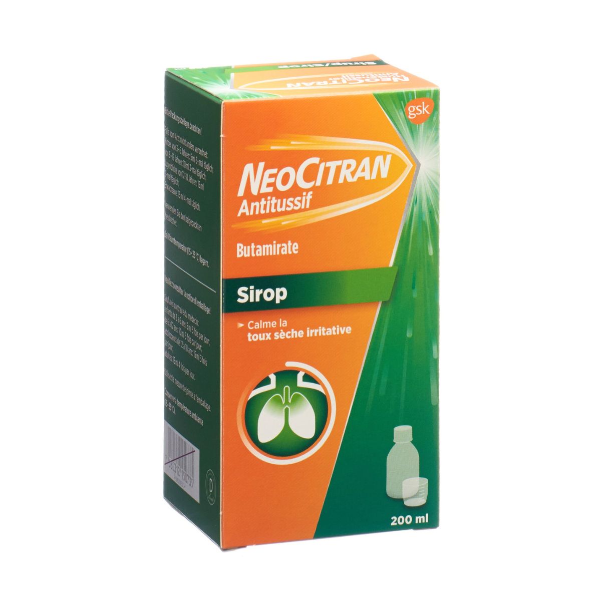 NEOCITRAN Hustenstiller Sirup 15 mg/10ml 200 ml NEOCITRAN Hustenstiller Sirup 15 mg/10ml 200 ml