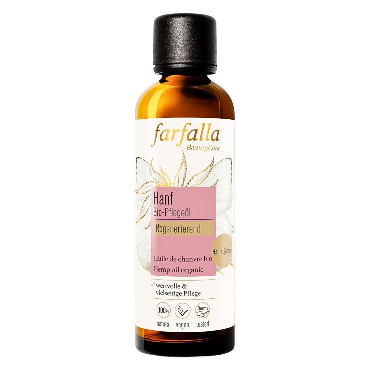 FARFALLA Bio-Pflegeöl Hanf regenerierend 75 ml