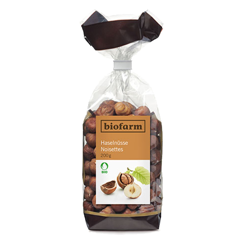 Biofarm Haselnüsse Knospe Beutel 200 g