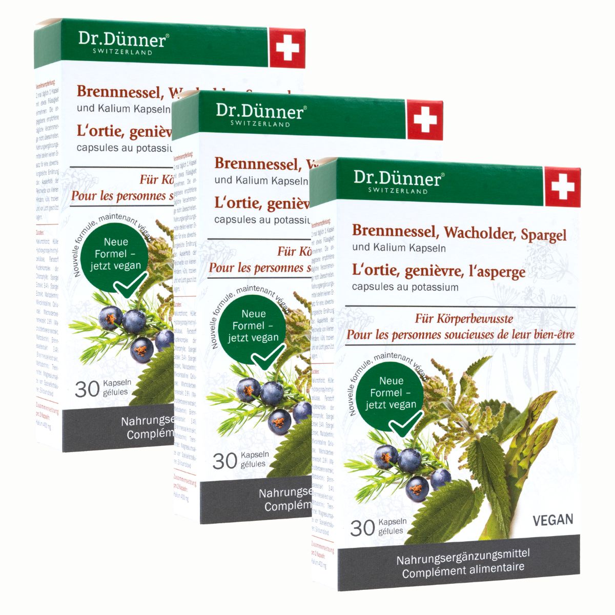 Dr. Dünner Brennnessel Entwässerung Kapseln 3x 30 Stück Dr. Dünner Brennnessel Entwässerung Kapseln 3x 30 Stück
