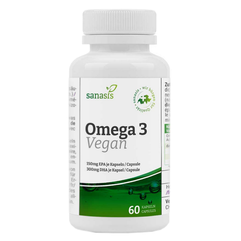 Sanasis Omega 3 vegan Kapseln 60 Stück