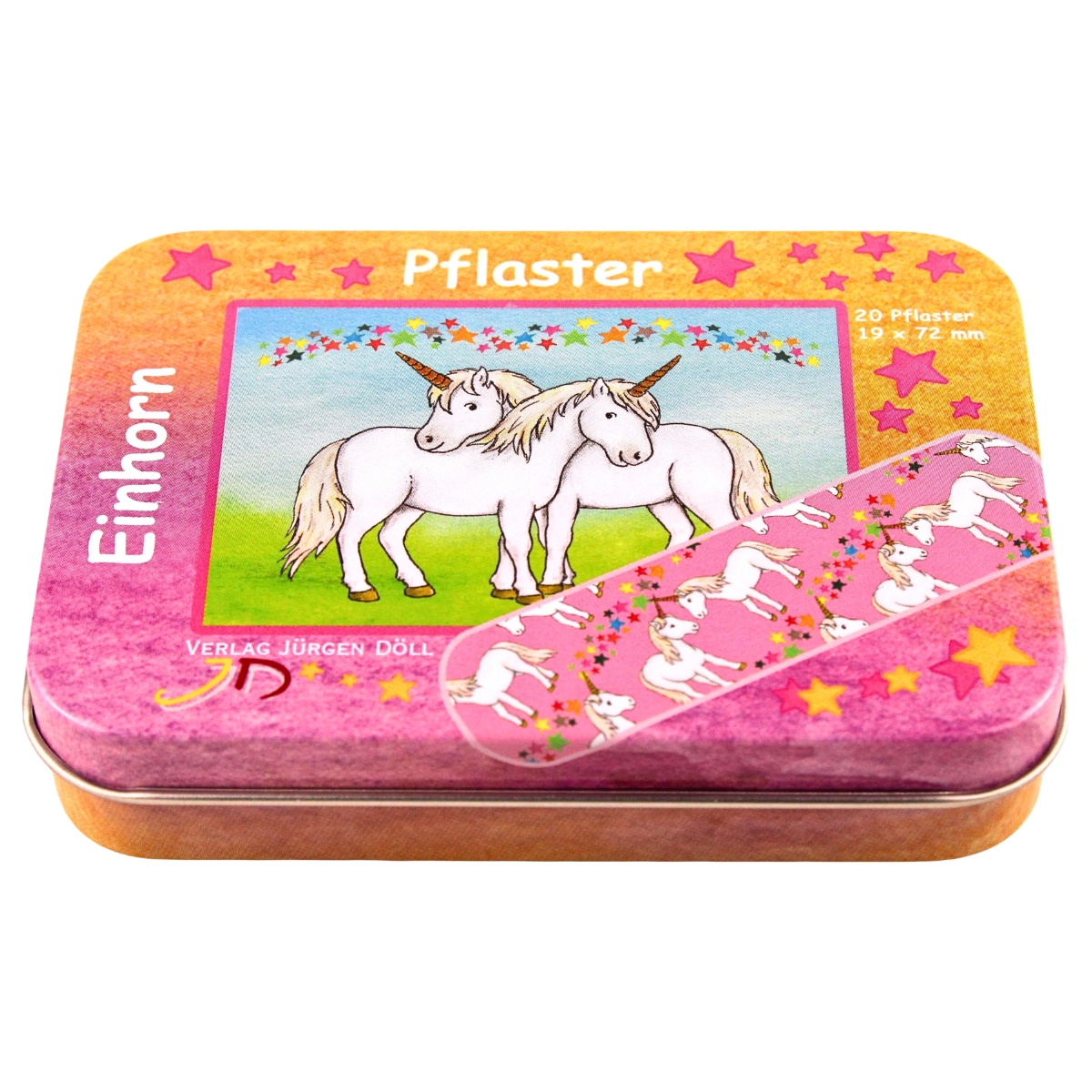 DÖLL Heftpflaster 19x72mm Einhorn 20 Stück