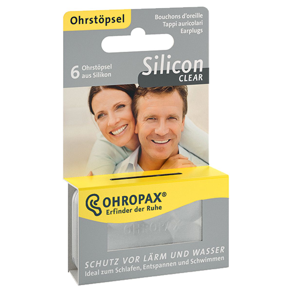 Ohropax Silicon Clear Ohrstöpsel 6 Stück Ohropax Silicon Clear Ohrstöpsel 6 Stück