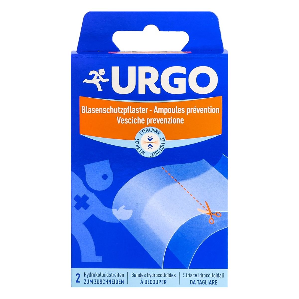 URGO Blasenschutzpflaster Streifen 2 Stück