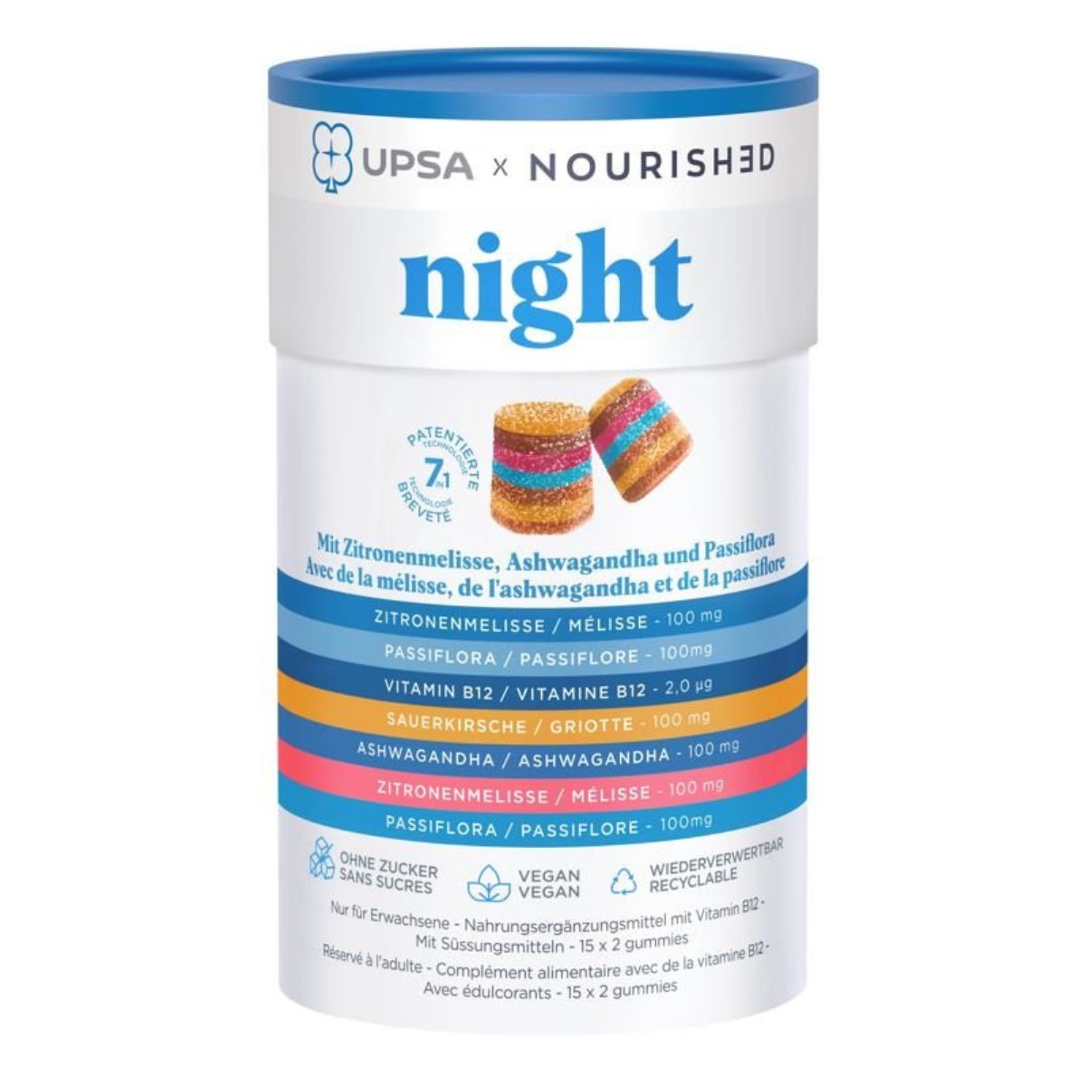 Upsa x Nourished Night Gummies 30 Stück