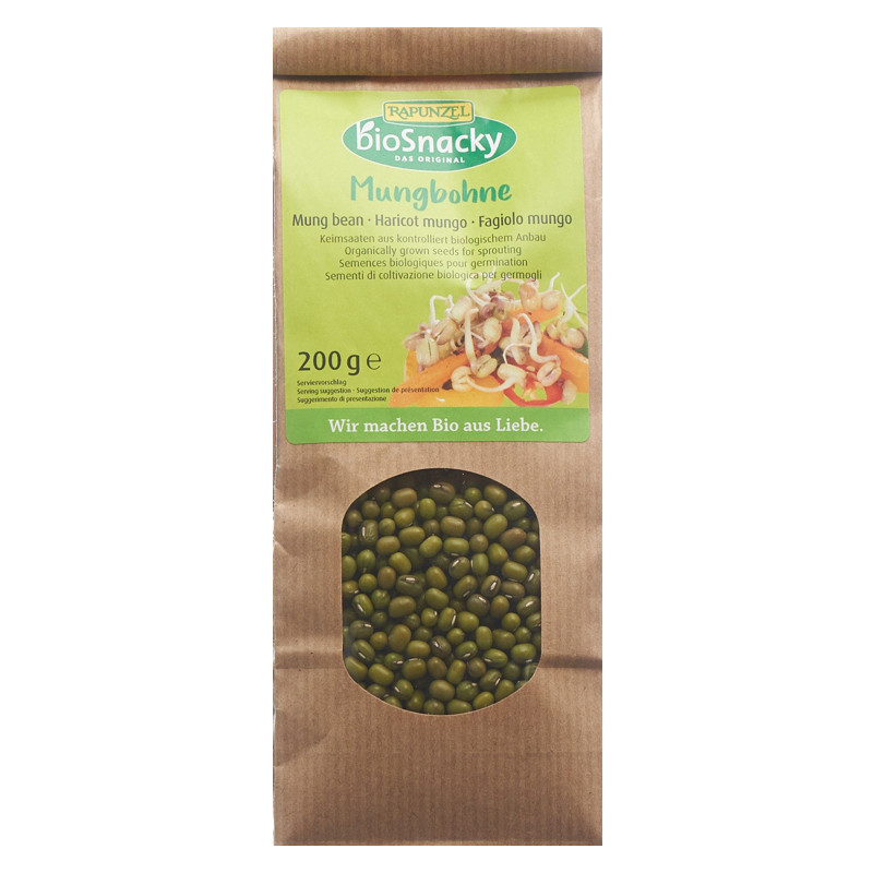 Biosnacky Mungbohne Beutel 200 g Biosnacky Mungbohne Beutel 200 g