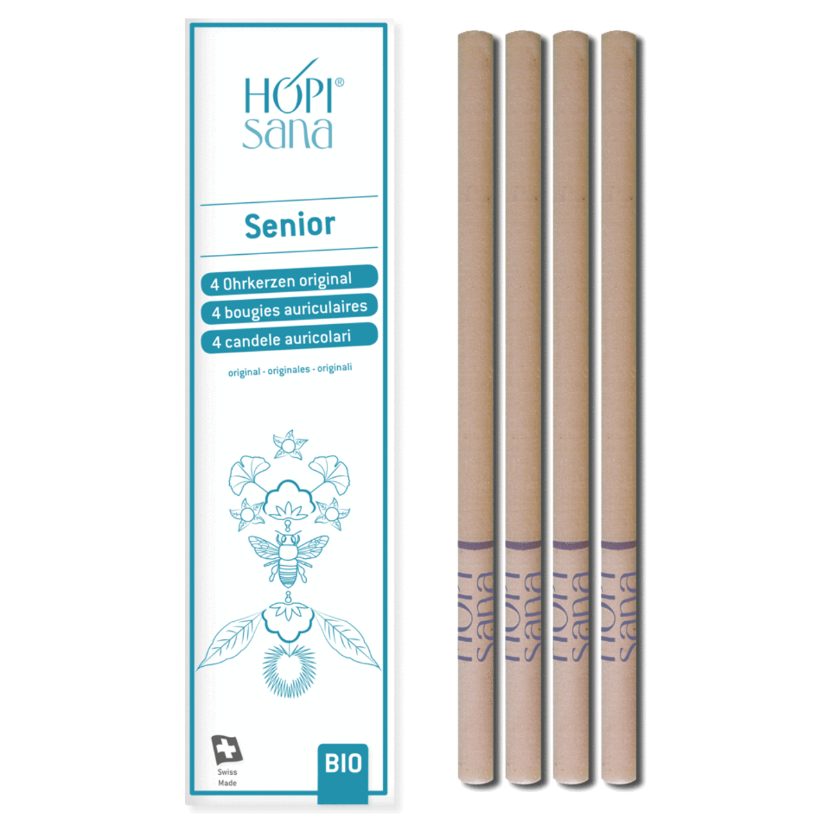 Hopisana Ohrenkerzen blau Geräusche 4 Stück Hopisana Ohrenkerzen blau Geräusche 4 Stück