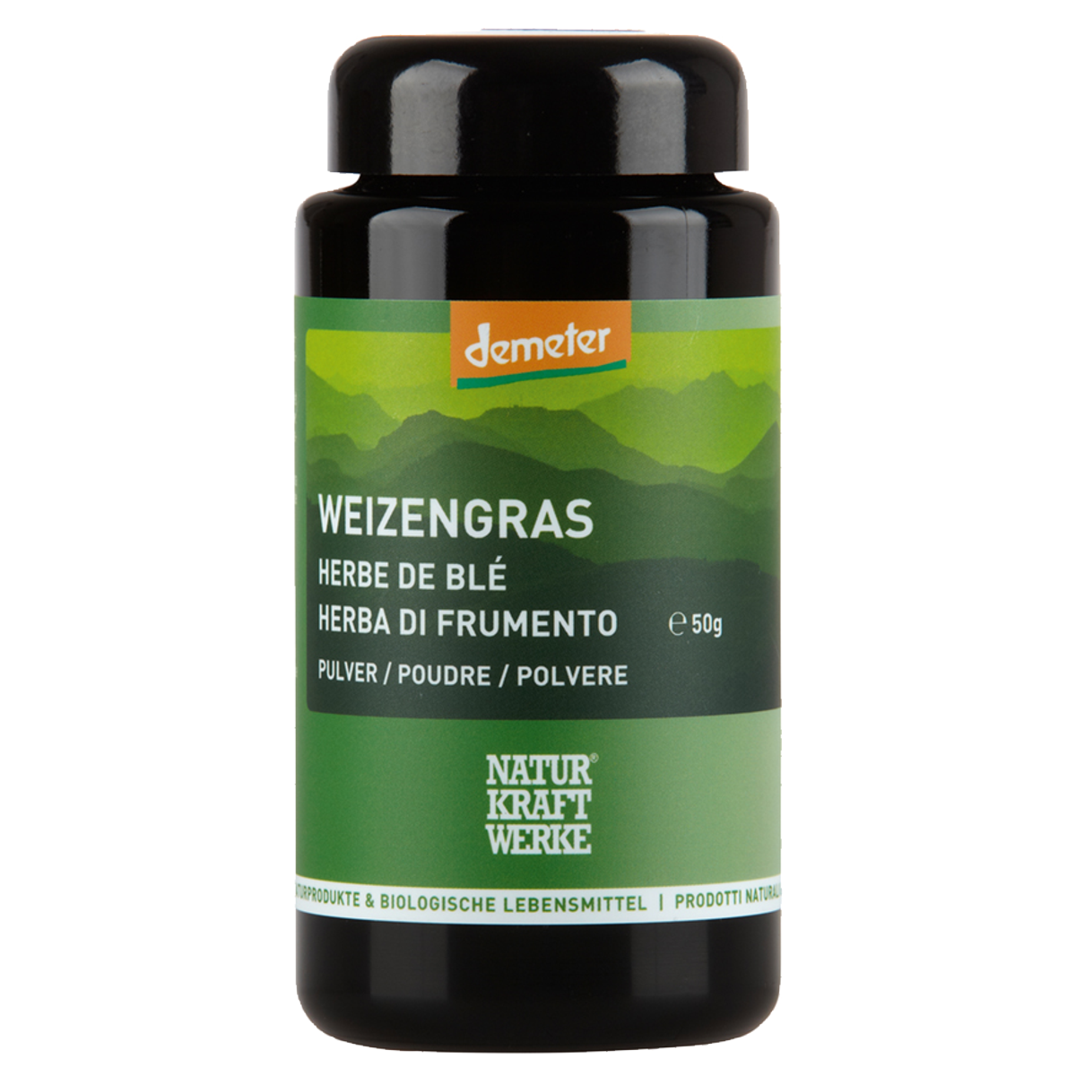 Naturkraftwerke Weizengras Pulver Demeter 50 g Naturkraftwerke Weizengras Pulver Demeter 50 g
