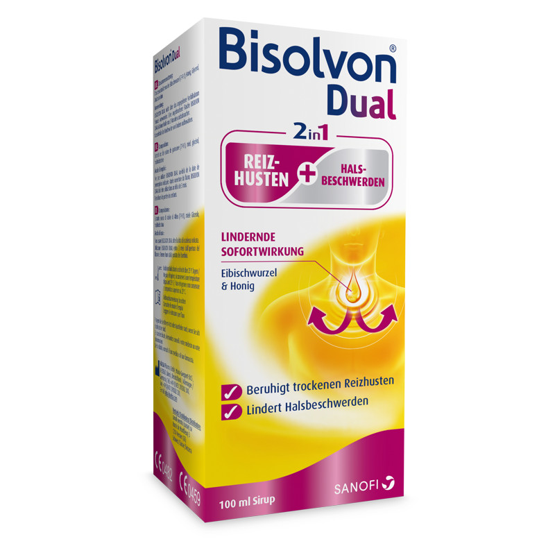 Bisolvon Dual 2 in 1 Hustensirup 100 ml Bisolvon Dual 2 in 1 Hustensirup 100 ml