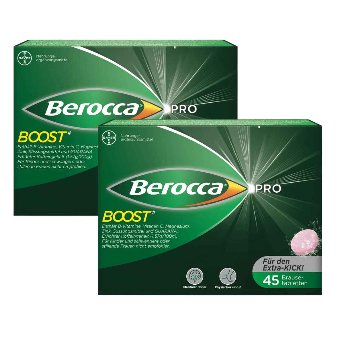 Berocca Pro Boost Brausetabletten 2x 45 Stück