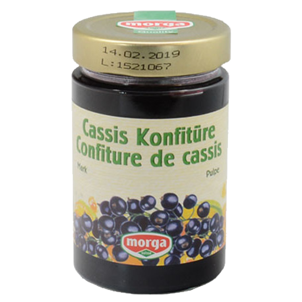 Morga Konfitüre Cassismark 350 g Morga Konfitüre Cassismark 350 g