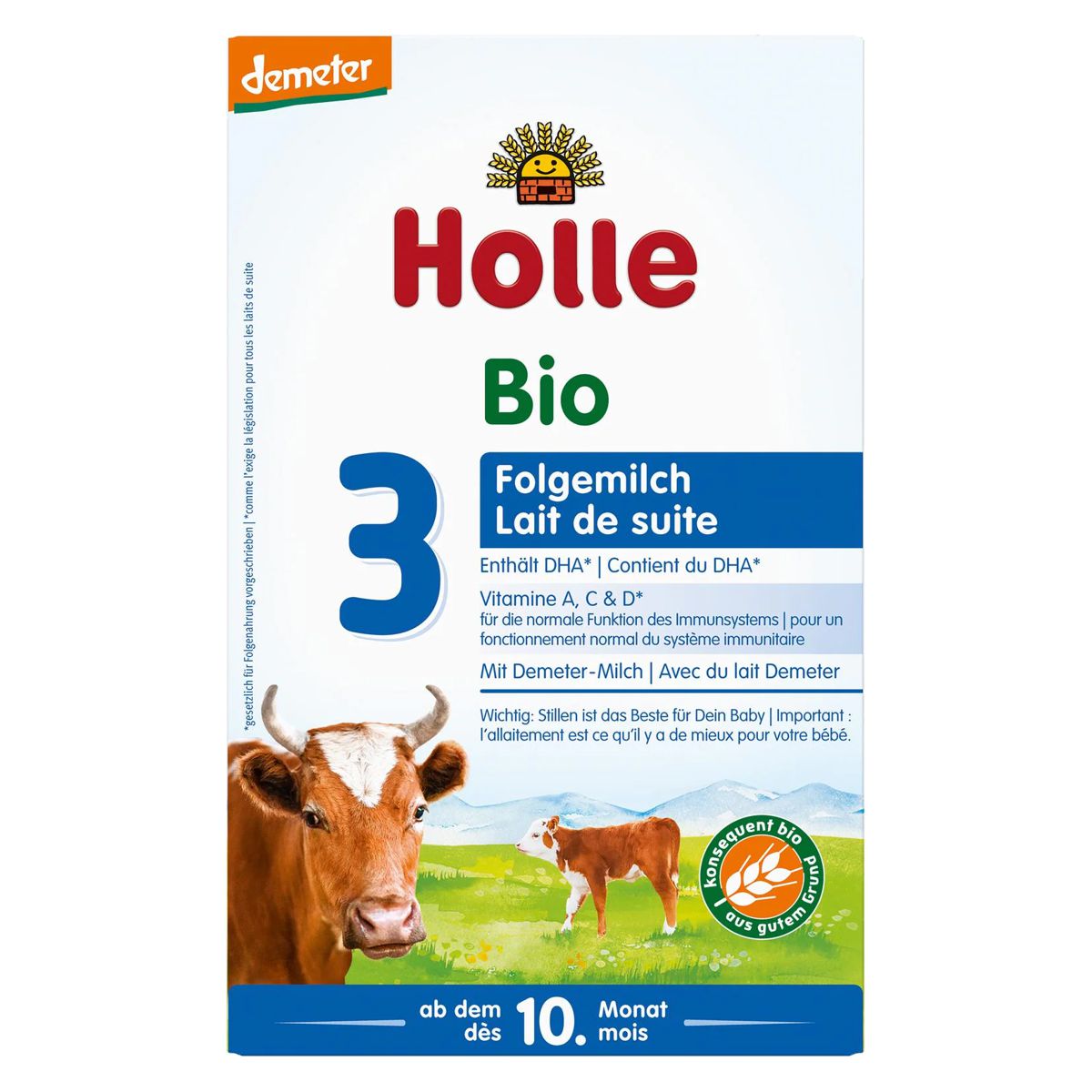 Holle Bio-Folgemilch 3 600 g Holle Bio-Folgemilch 3 600 g
