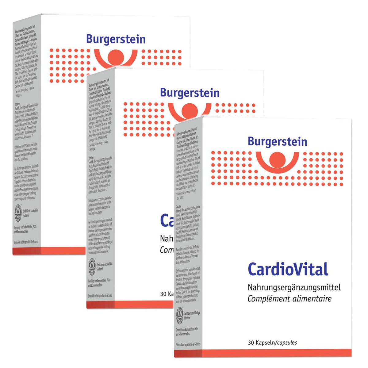 Burgerstein CardioVital Kapseln 3x 30 Stück Burgerstein CardioVital Kapseln 3x 30 Stück