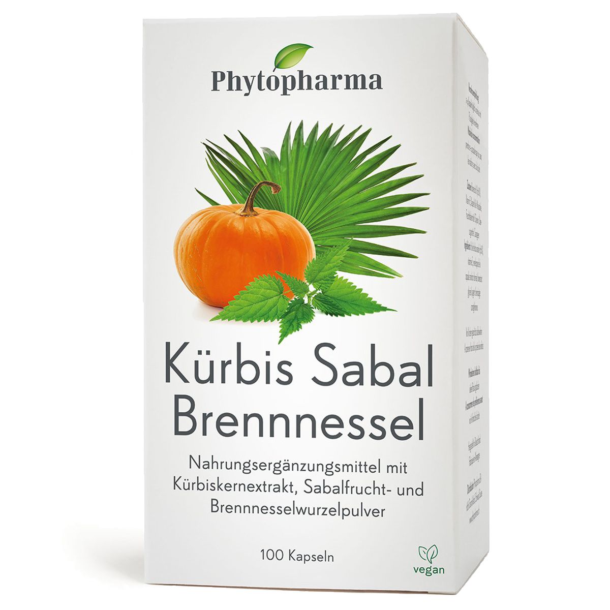 Phytopharma Kürbis Sabal Brennnessel Kapseln 100 Stück Phytopharma Kürbis Sabal Brennnessel Kapseln 100 Stück