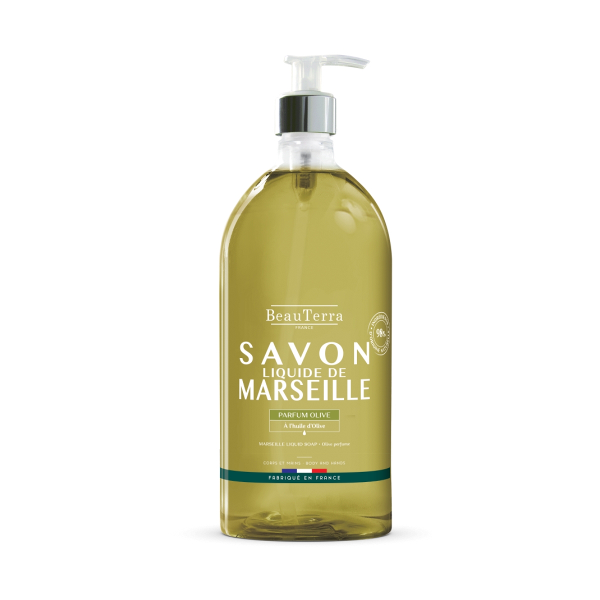 BeauTerra Flüssigseife Marseille Olive