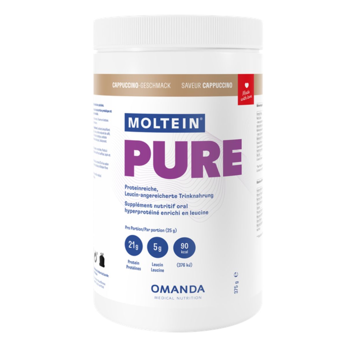 Moltein Pure Cappuccino Dose 375 g