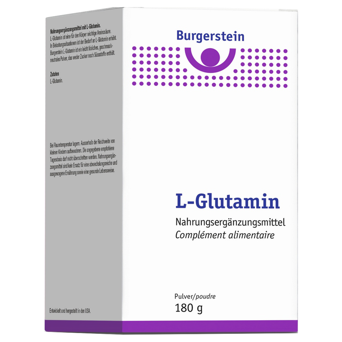 Burgerstein L-Glutamin Pulver Dose 180 g Burgerstein L-Glutamin Pulver Dose 180 g