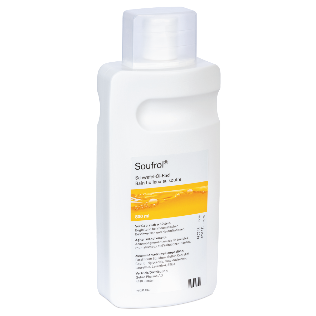 Soufrol Schwefel-Öl-Bad 800 ml Soufrol Schwefel-Öl-Bad 800 ml