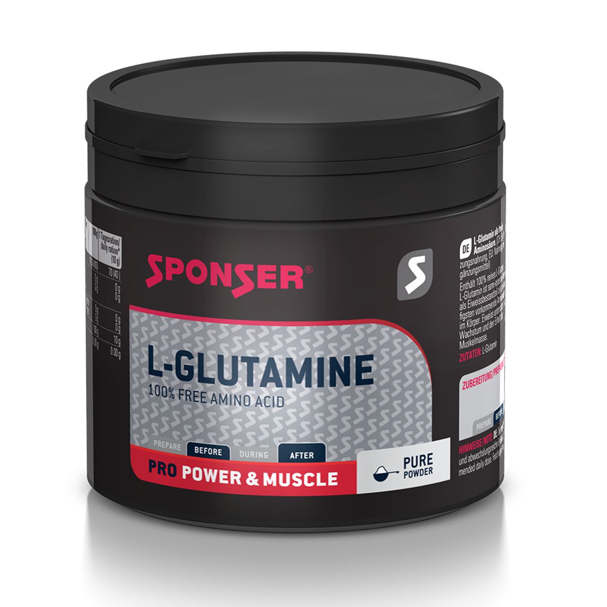 Sponser L Glutamin 100% Pure Neutral Dose 350 g Sponser L Glutamin 100% Pure Neutral Dose 350 g