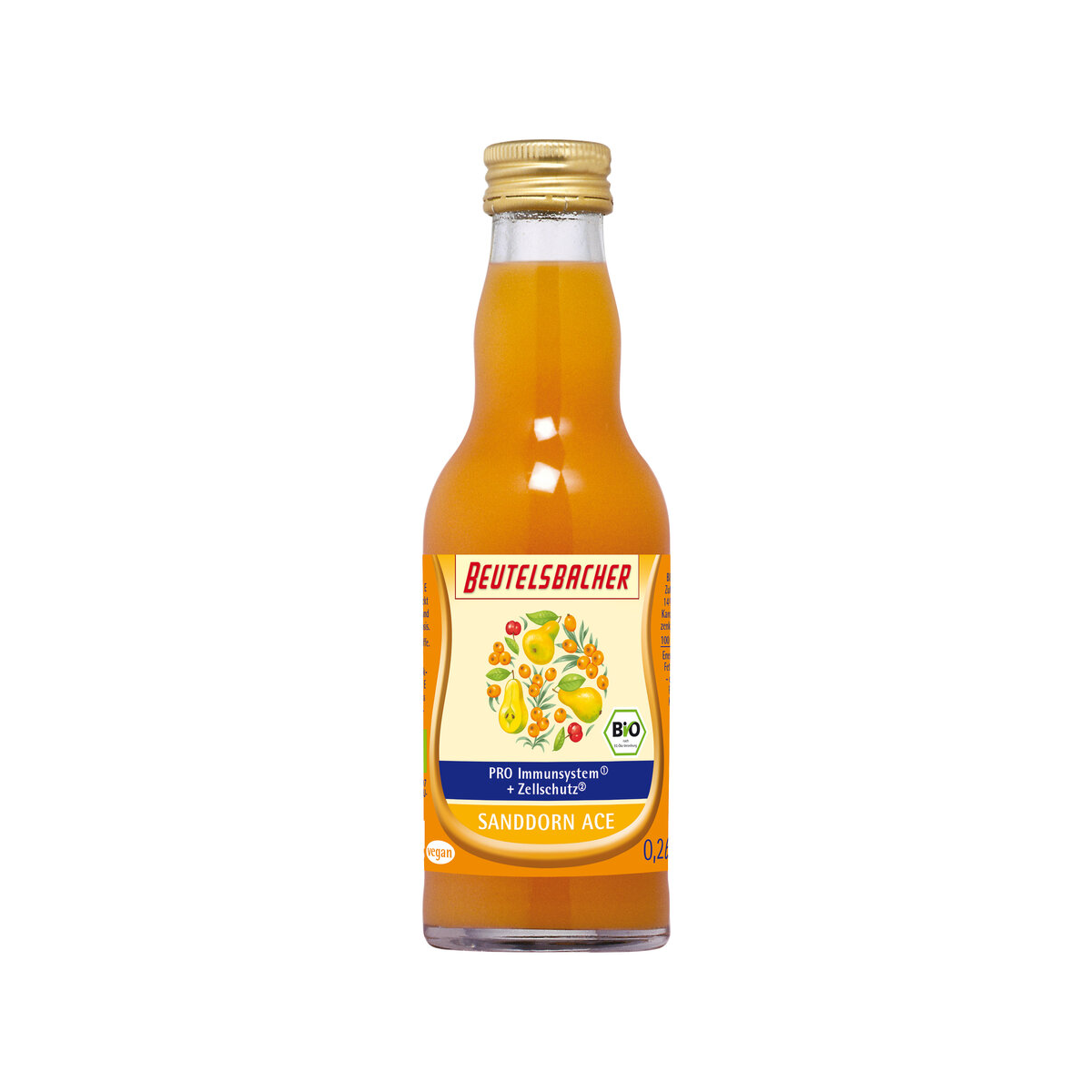 Beutelsbacher Bio Sanddorn ACE Saft 200 ml Beutelsbacher Bio Sanddorn ACE Saft 200 ml