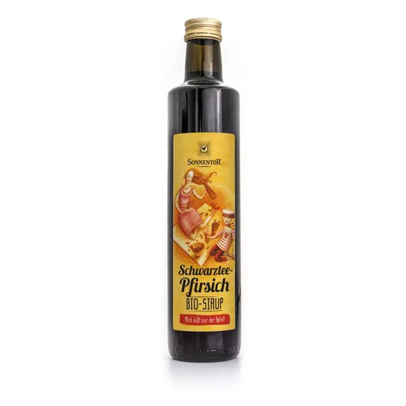 Sonnentor Schwarztee-Pfirsich Sirup 500 ml Sonnentor Schwarztee-Pfirsich Sirup 500 ml