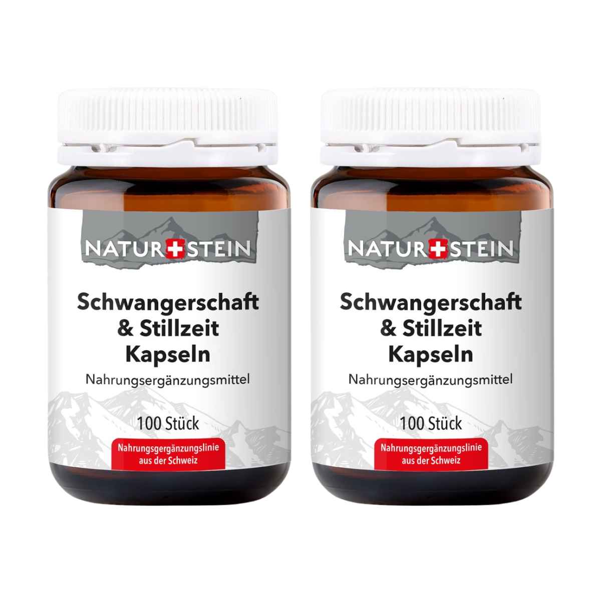 Aktion: Naturstein Schwangerschaft & Stillzeit Kapseln 2x 100 Stück