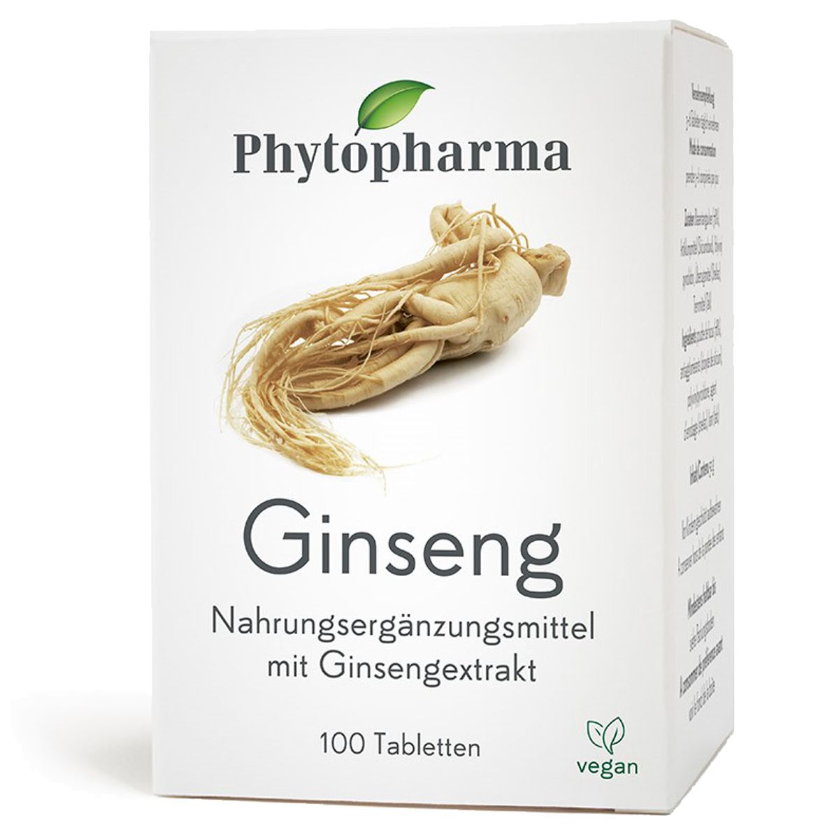 Phytopharma Ginseng Tabletten 100 Stück Phytopharma Ginseng Tabletten 100 Stück