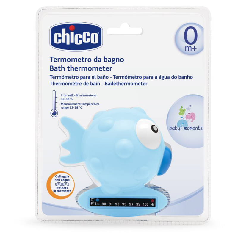 CHICCO Badethermometer Globe Fish light blue 0m+ CHICCO Badethermometer Globe Fish light blue 0m+