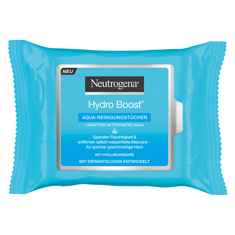 Neutrogena Hydro Boost Aqua Reinigungstücher 25 Stück Neutrogena Hydro Boost Aqua Reinigungstücher 25 Stück