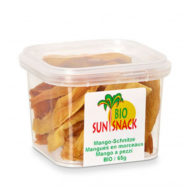 Sun Snack Bio Mango Schnitze 6 Dosen 65 g Sun Snack Bio Mango Schnitze 6 Dosen 65 g