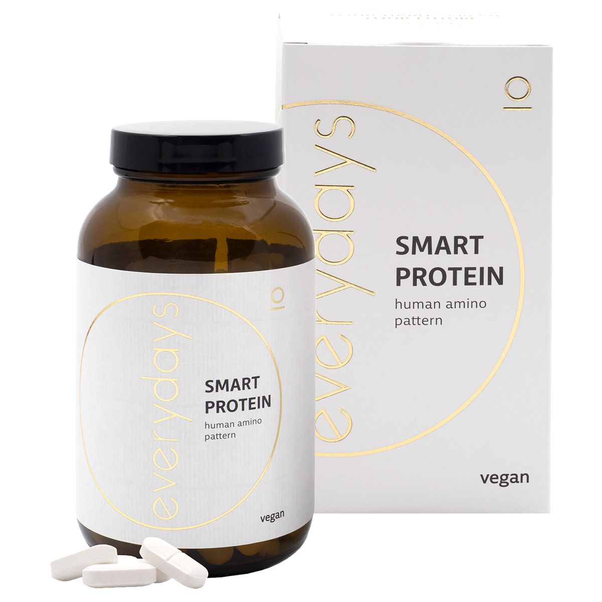 Everydays Smart Protein Human Amino Tabletten vegan 180 Stück Everydays Smart Protein Human Amino Tabletten vegan 180 Stück