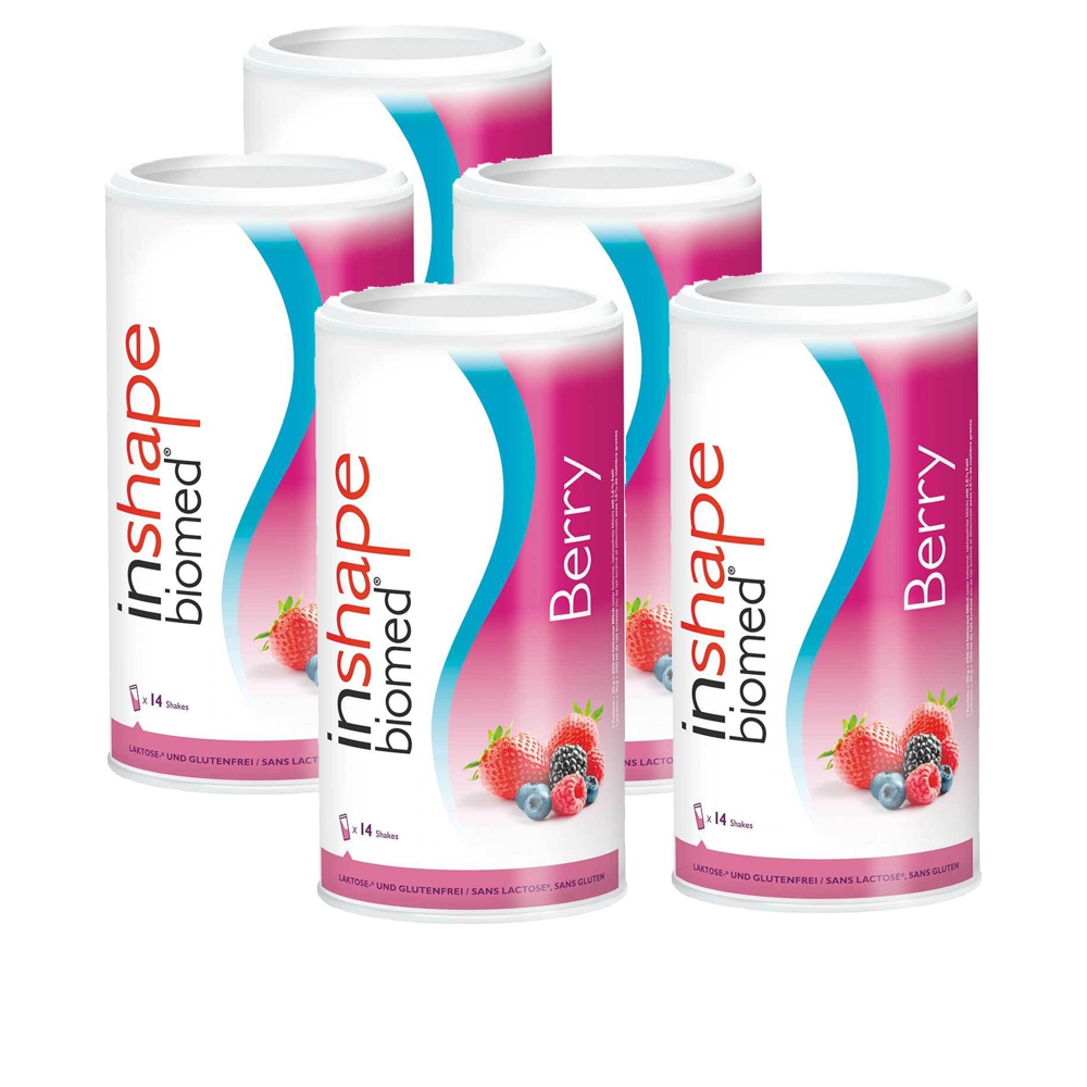 INSHAPE Biomed Pulver Berry 5x 420 g INSHAPE Biomed Pulver Berry 5x 420 g