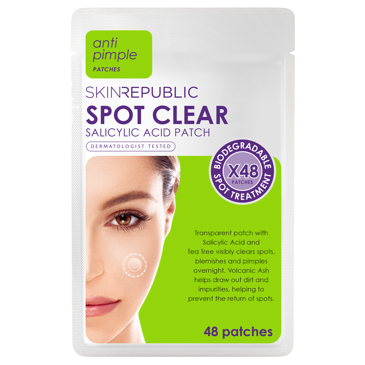Skin Republic Spot Clear Patches 48 Stück