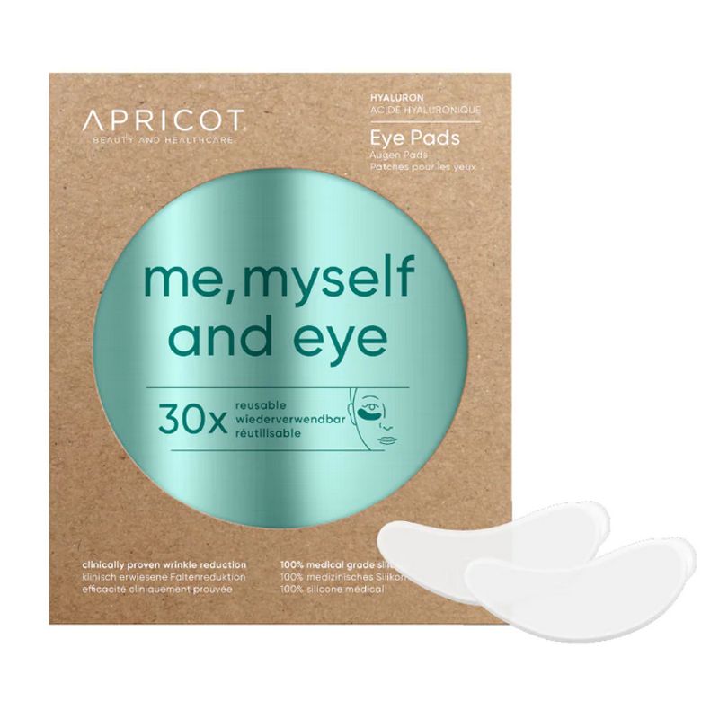 Apricot wiederverwendbare Anti-Falten-Augen-Pads Hyaluron 2 Stück 