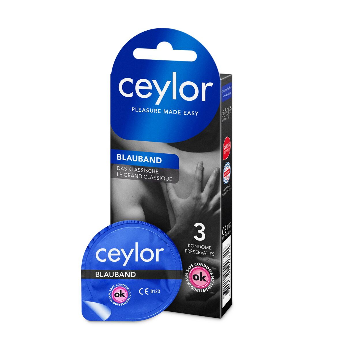 Ceylor Blauband Präservativ mit Reservoir 3 Stück Ceylor Blauband Präservativ mit Reservoir 3 Stück