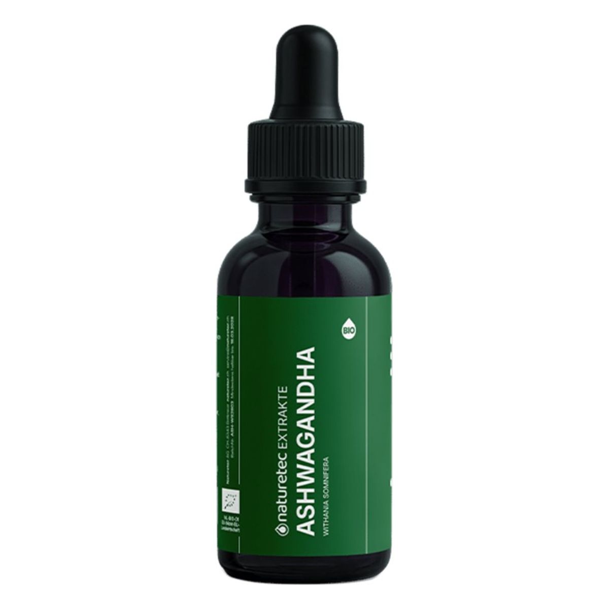 Naturetec extrait liquide d'ashwagandha bio 30 ml