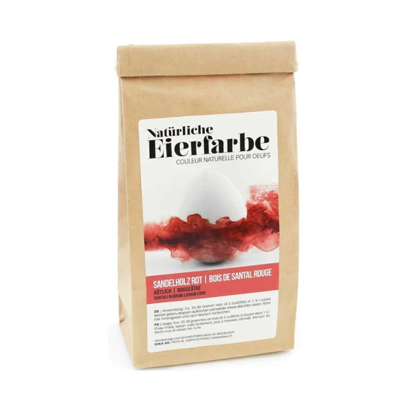 Dixa Eierfarbe Sandelholz rot geschnitten 65g Dixa Eierfarbe Sandelholz rot geschnitten 65g