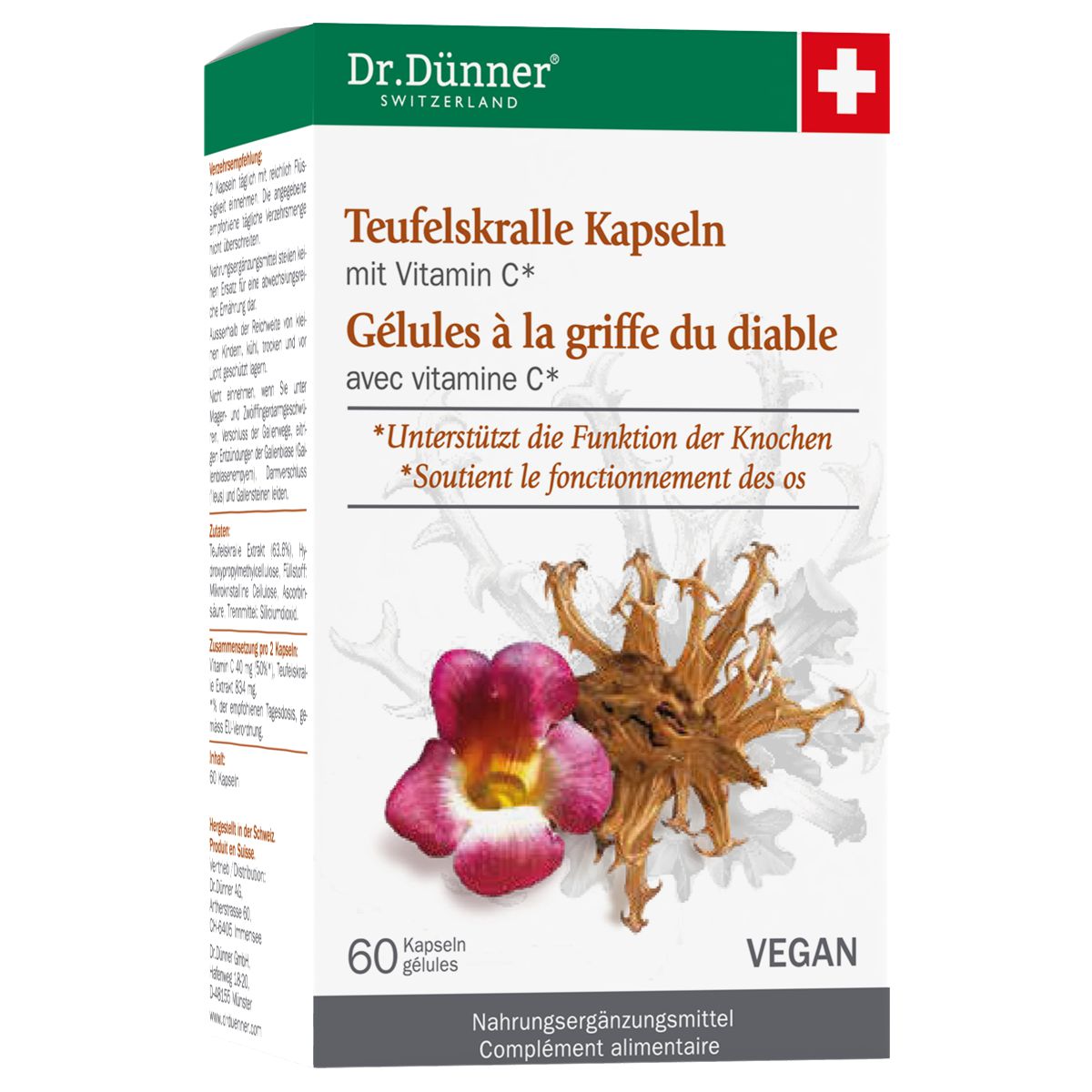Dr. Dünner Teufelskralle Kapseln 60 Stück Dr. Dünner Teufelskralle Kapseln 60 Stück