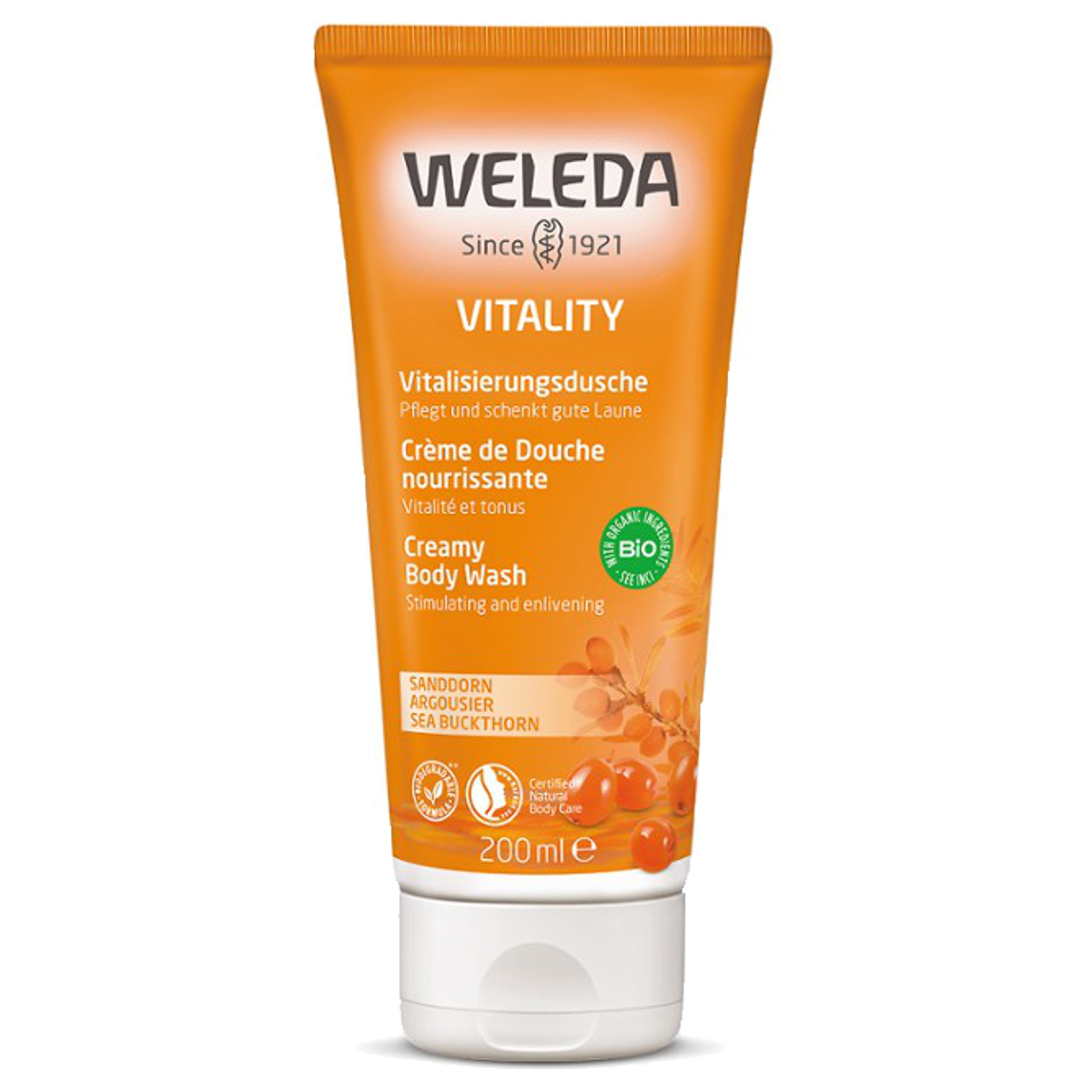 Weleda Sanddorn Cremedouche 200 ml