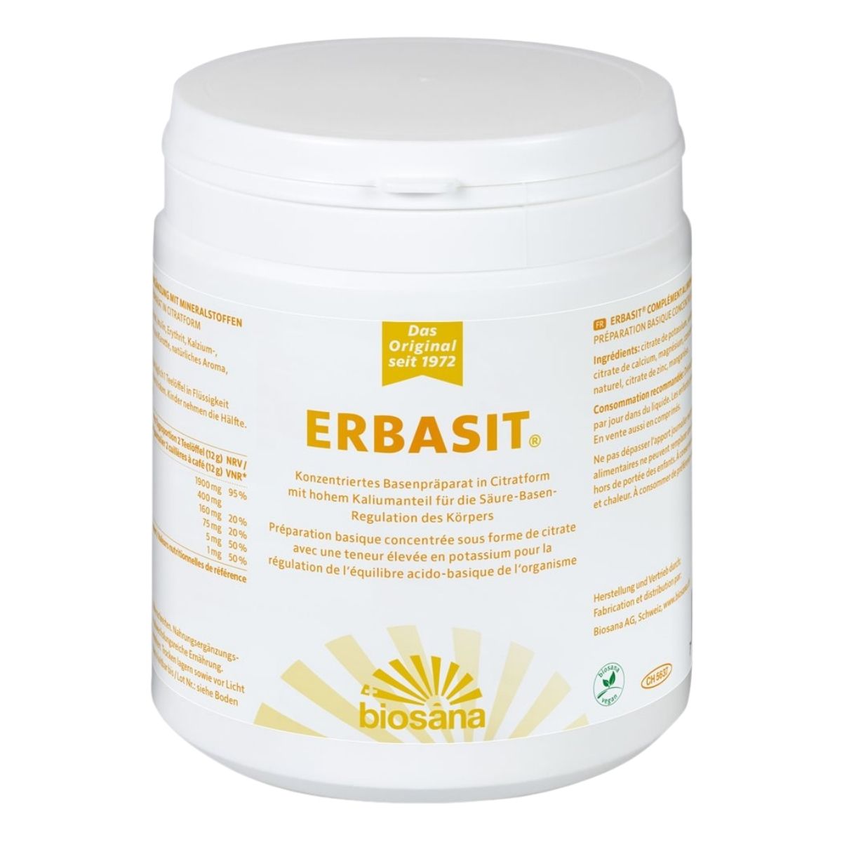 Image of Biosana Erbasit konzentriertes Basenpräparat Pulver 700 g