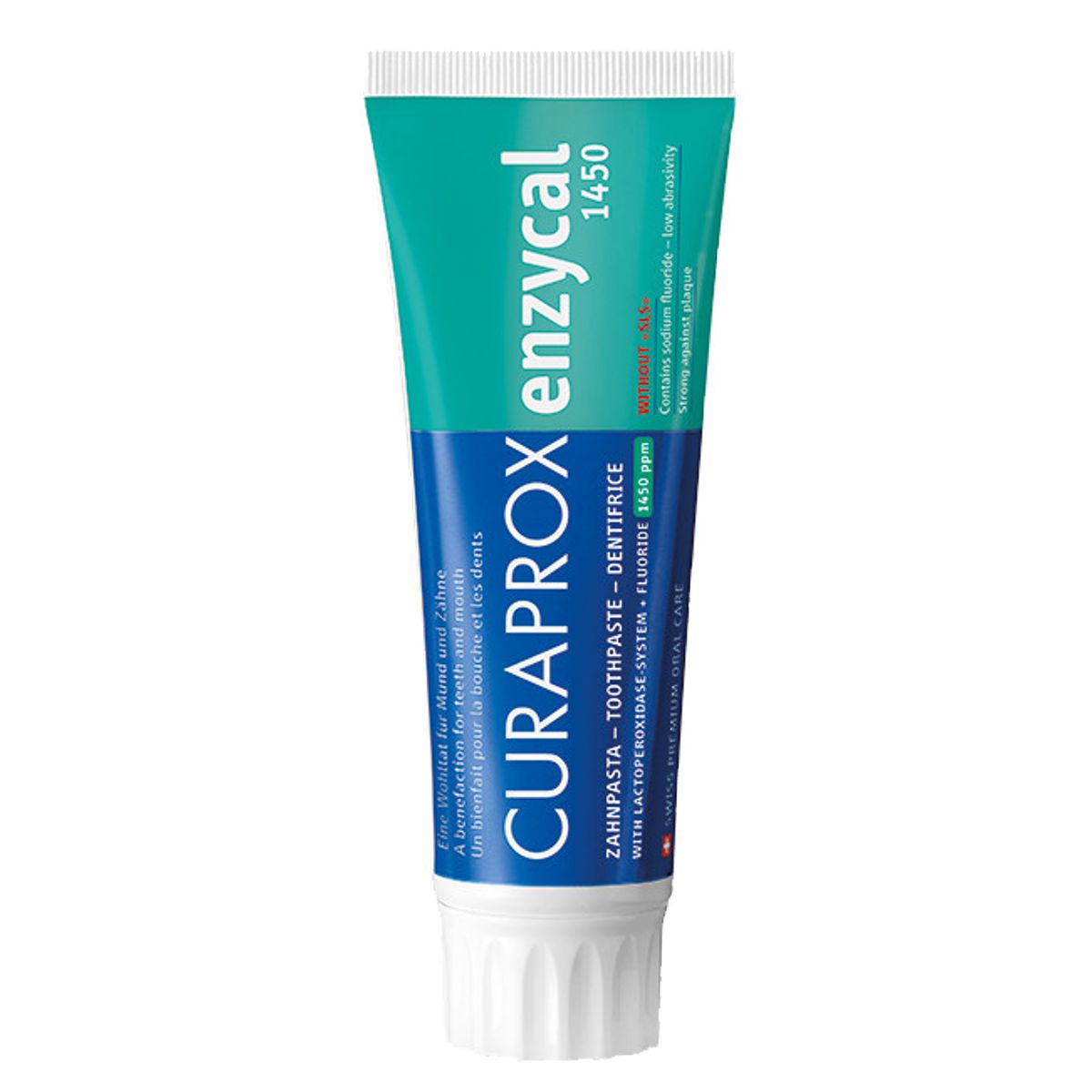 Curaprox Enzycal 1450 Zahnpasta 75 ml Curaprox Enzycal 1450 Zahnpasta 75 ml