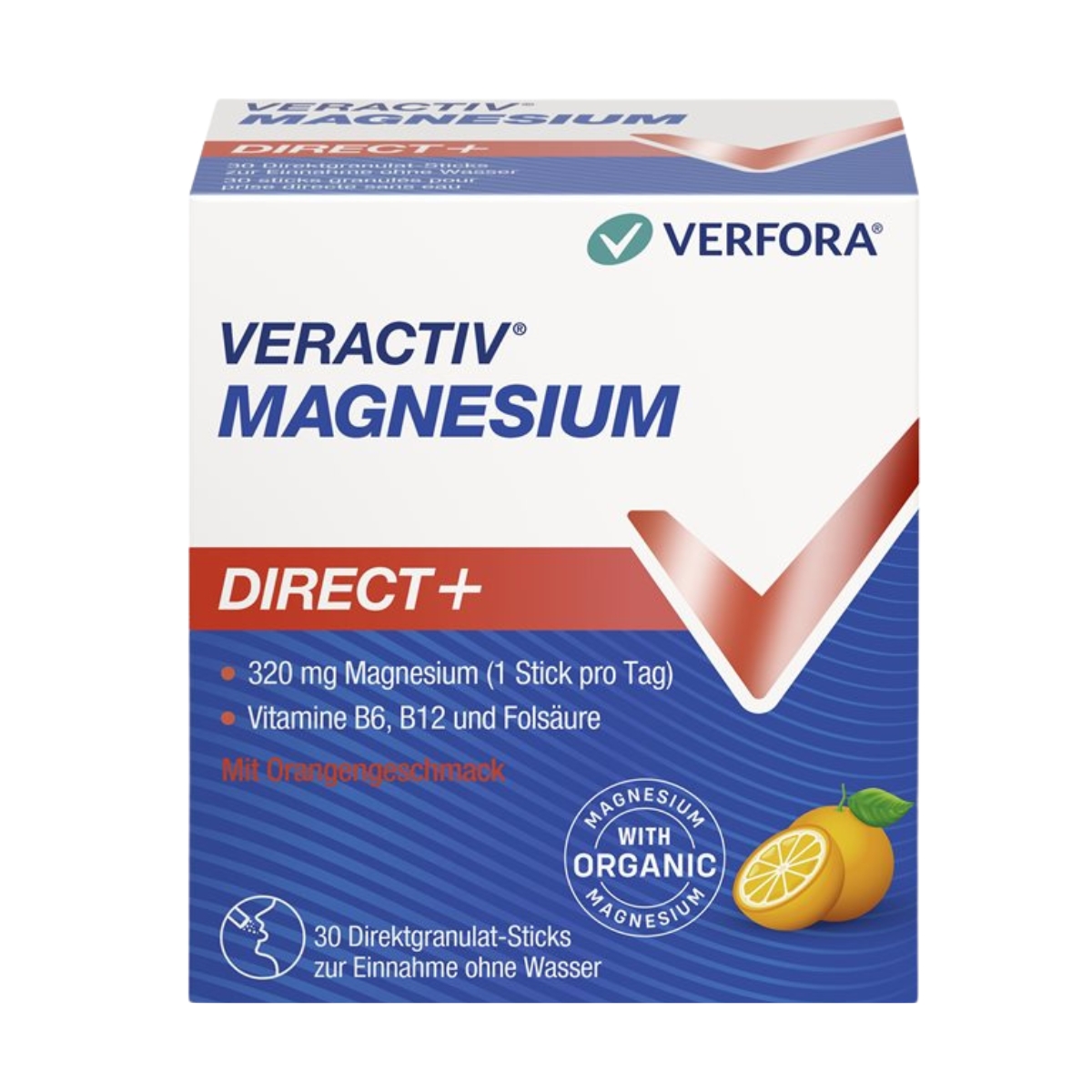 Veractiv Magnesium Direct+ Stick 30 Stück Veractiv Magnesium Direct+ Stick 30 Stück