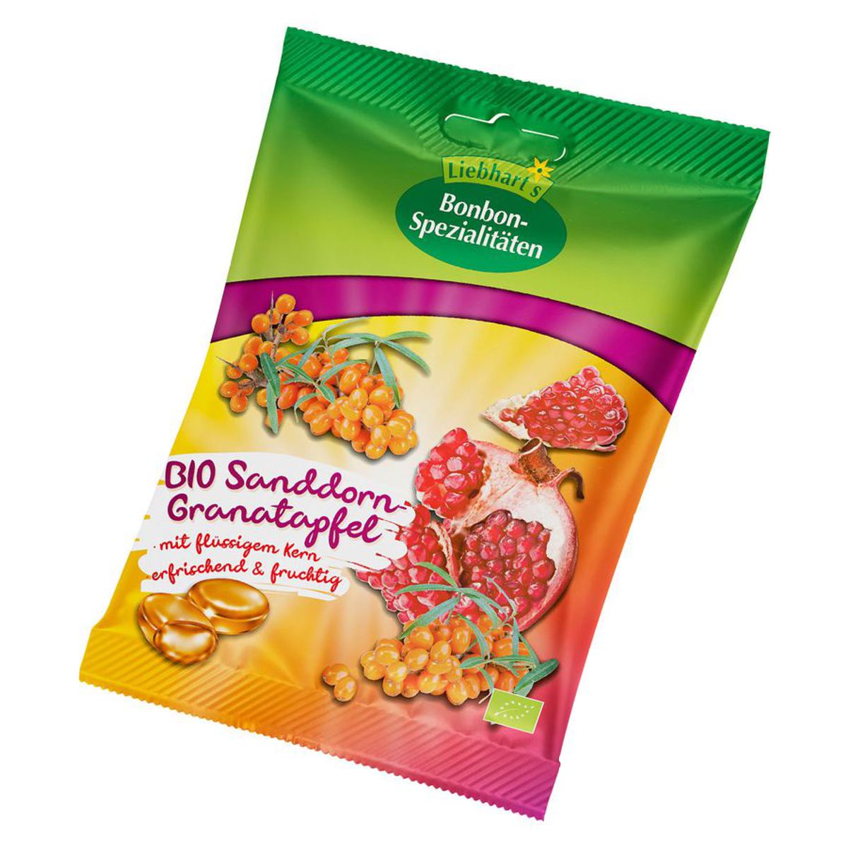 Liebharts Bonbons Sanddorn Granatapfel Bio 100 g Liebharts Bonbons Sanddorn Granatapfel Bio 100 g