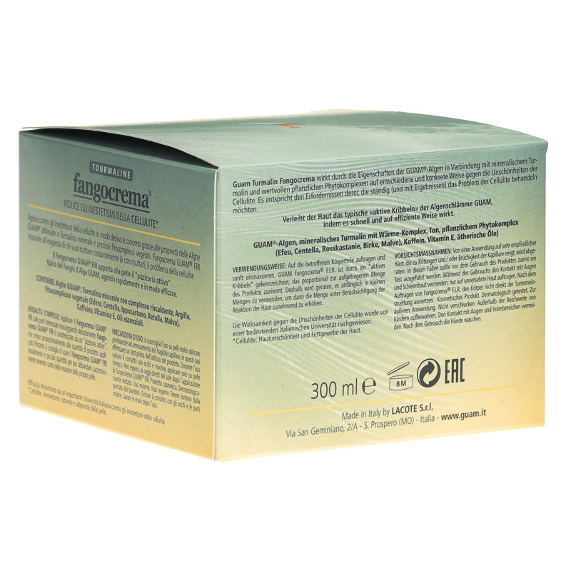GUAM Fangocreme Tourmaline-Mineral F.I.R 300 ml GUAM Fangocreme Tourmaline-Mineral F.I.R 300 ml