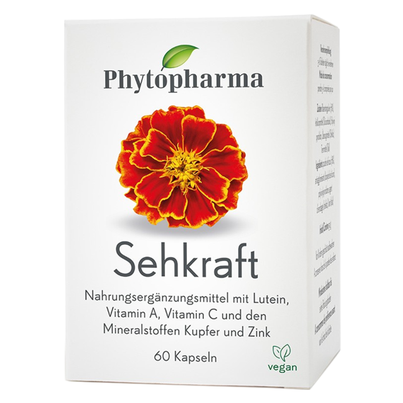 Phytopharma Sehkraft Kapseln 60 Stück Phytopharma Sehkraft Kapseln 60 Stück