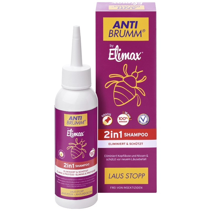 Anti Brumm by Elimax Laus Stopp 2in1 Shampoo 100 ml Anti Brumm by Elimax Laus Stopp 2in1 Shampoo 100 ml