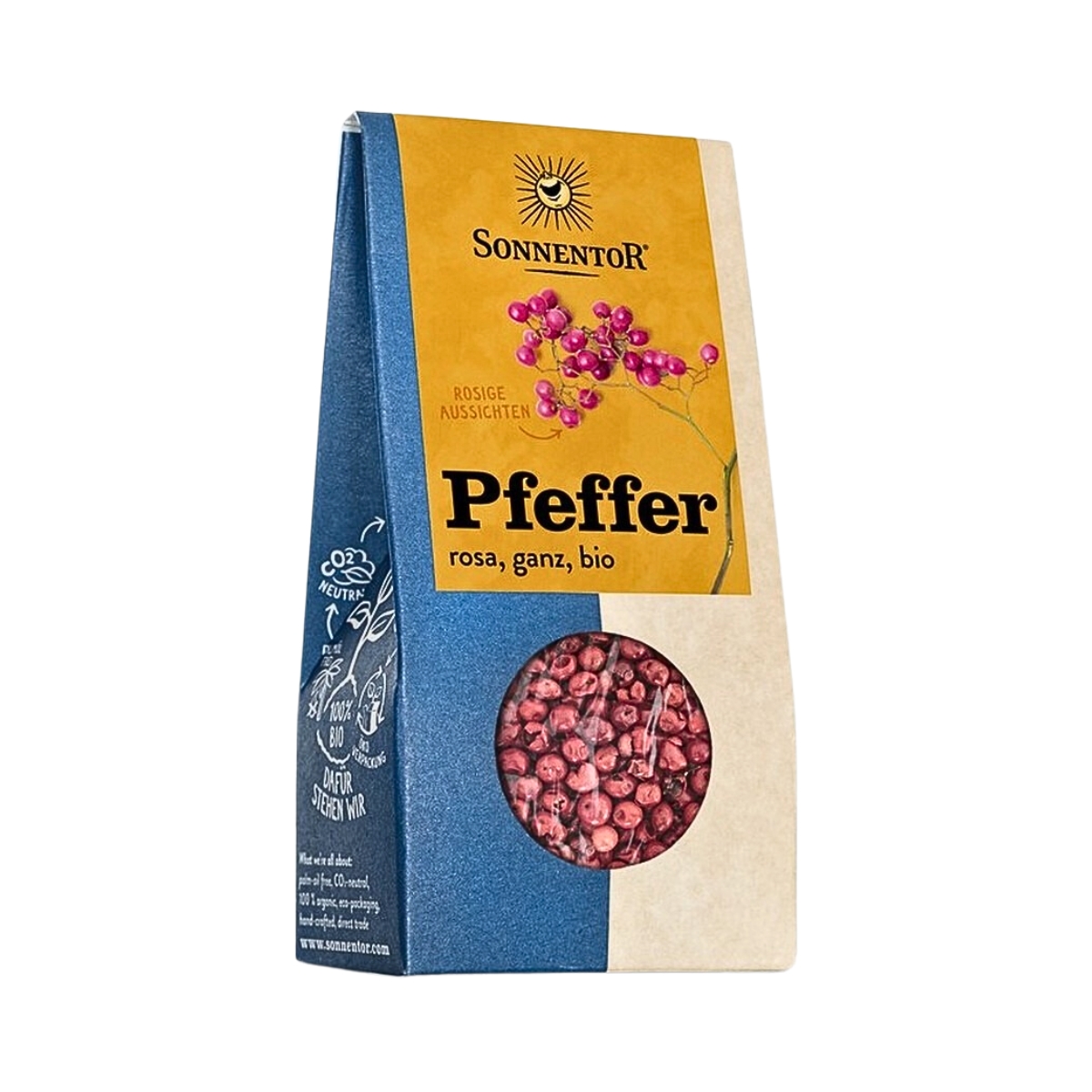 Sonnentor Pfeffer rosa ganz BIO Beutel 20 g