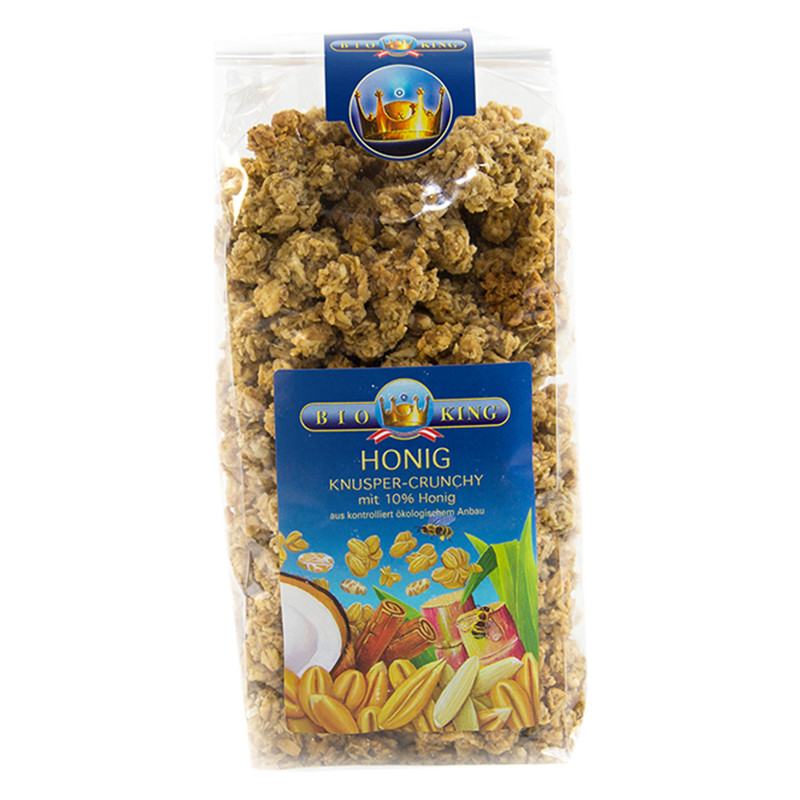 BIOKING Knusper Crunchy Honig Btl 375 g
