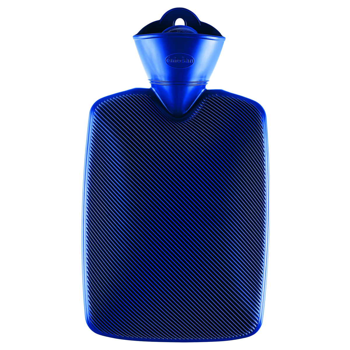 Emosan Wärmflasche Halblamelle blau 1.8 Liter